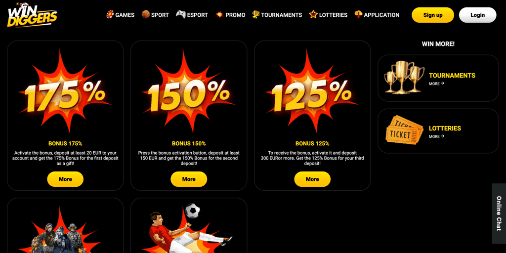 win diggers gambling enterprise review 2025